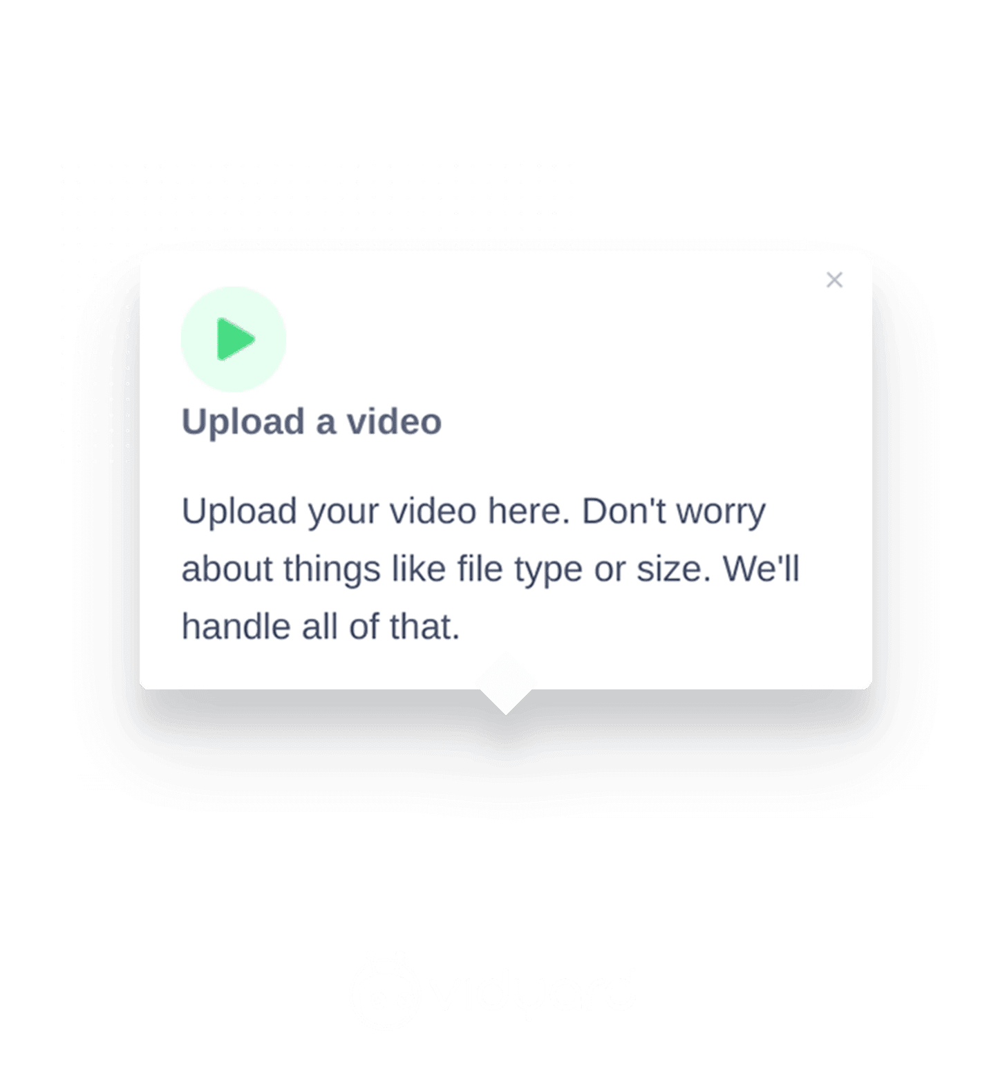 Vidyard tooltip created using Appcues